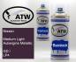 Preview: Nissan, Medium Light Aubergine Metallic, GD / LP4: 400ml Sprühdose + 400ml Klarlack - Set, von ATW Autoteile West.